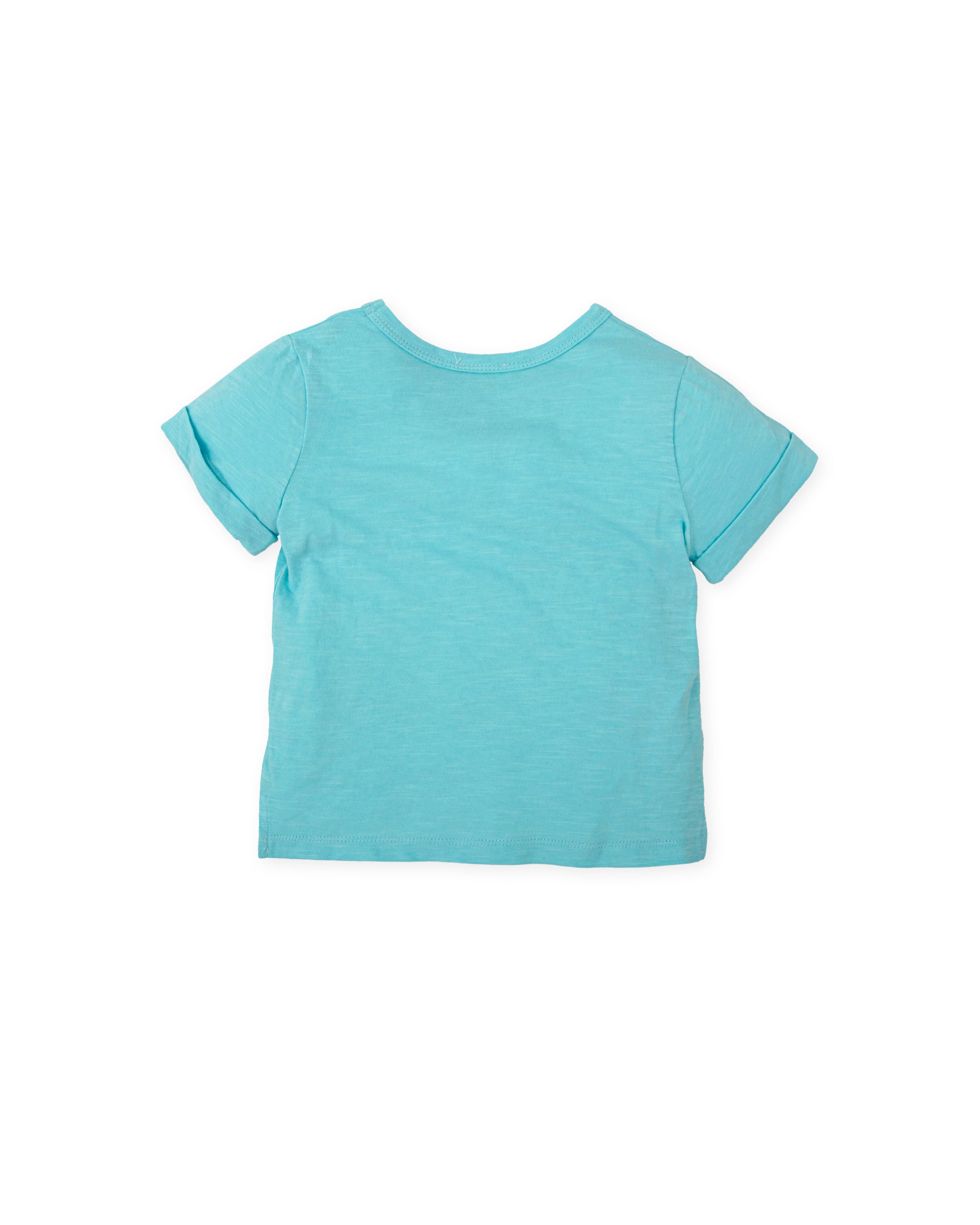 TUTTO PICCOLO SS25 Hawaii Boys Aquamarine Swimming Trunks & T-Shirt