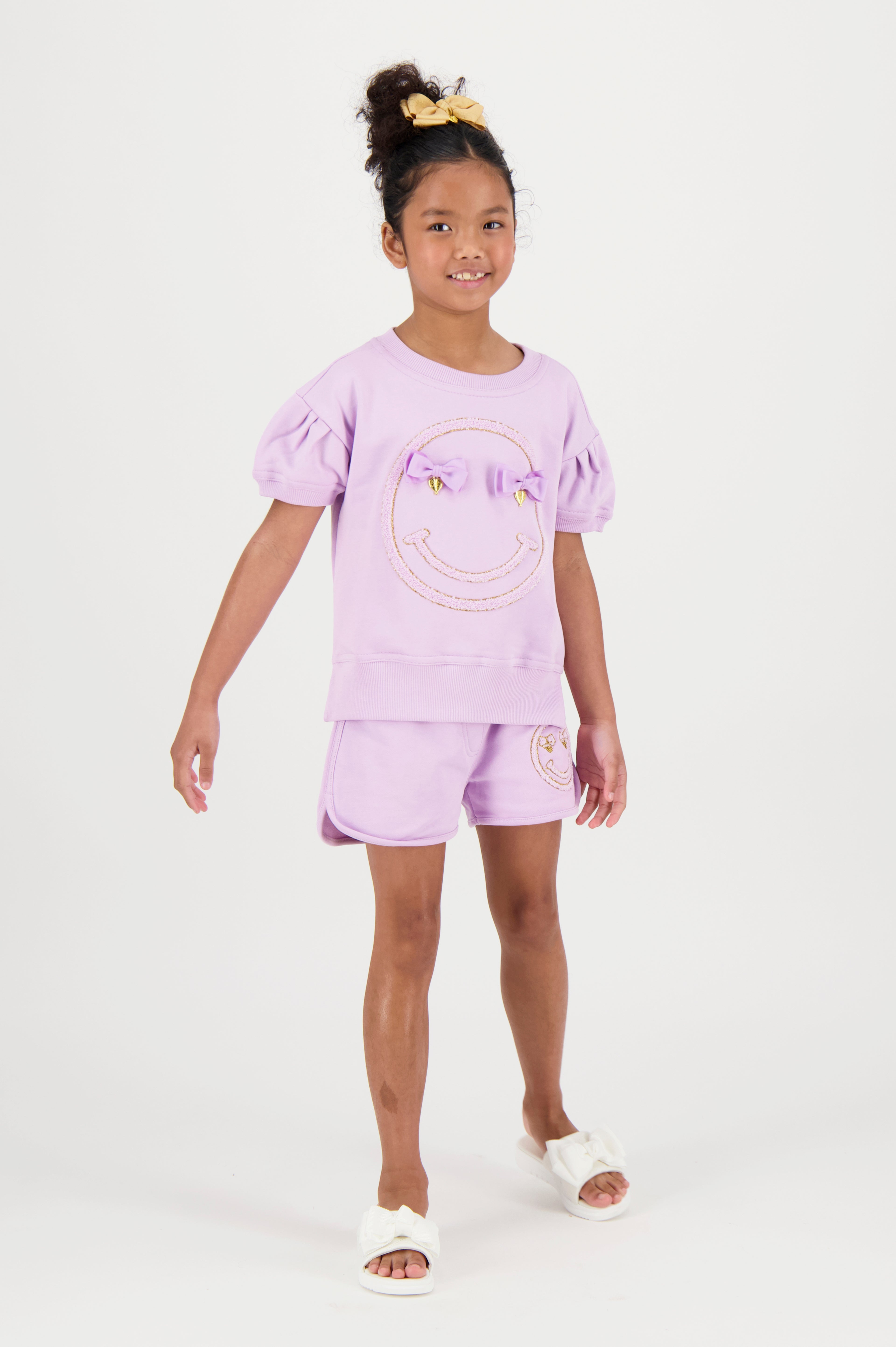 ANGELS FACE SS24 Smile Girls Lilac Short Set - CLEARANCE SALE