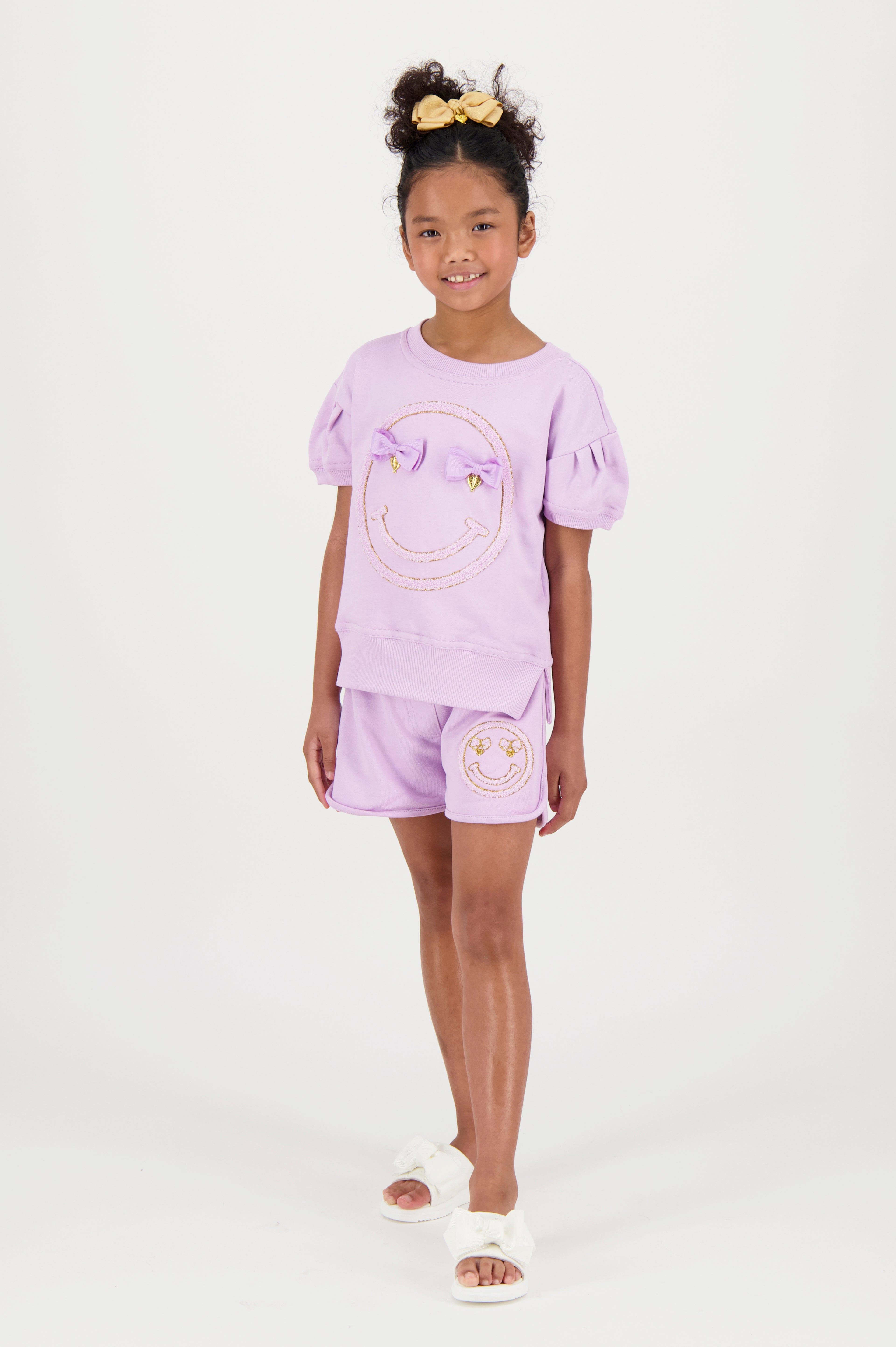 ANGELS FACE SS24 Smile Girls Lilac Short Set - CLEARANCE SALE