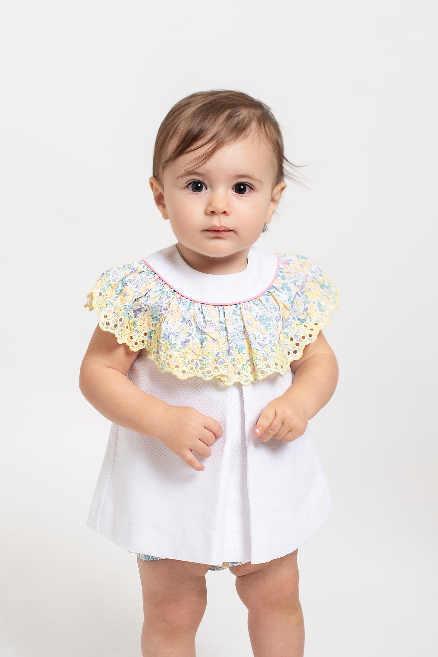 FOQUE Juliette Floral Baby Girls Dress & Knickers - 5933