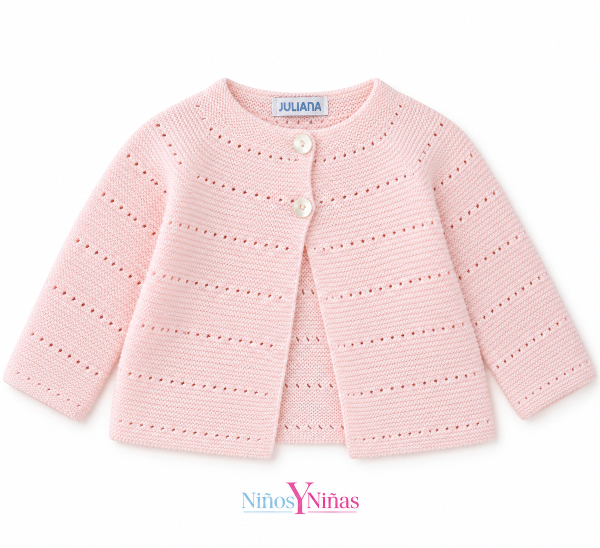 Juliana Calados Pink Girls Cardigan