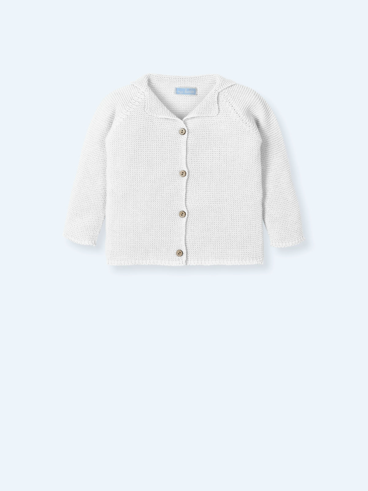 Mac Ilusión Tuxedo Collar Boys White Cardigan - 9672