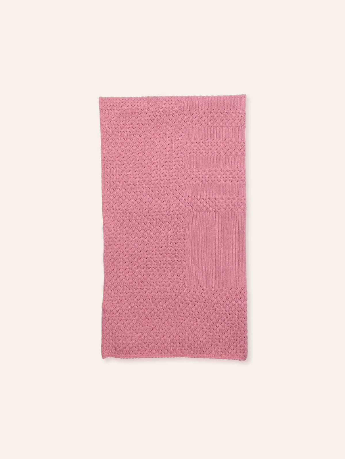 MAC ILUSION AW24 Disfrutar Girls Pink Knitted Blanket - CLEARANCE SALE