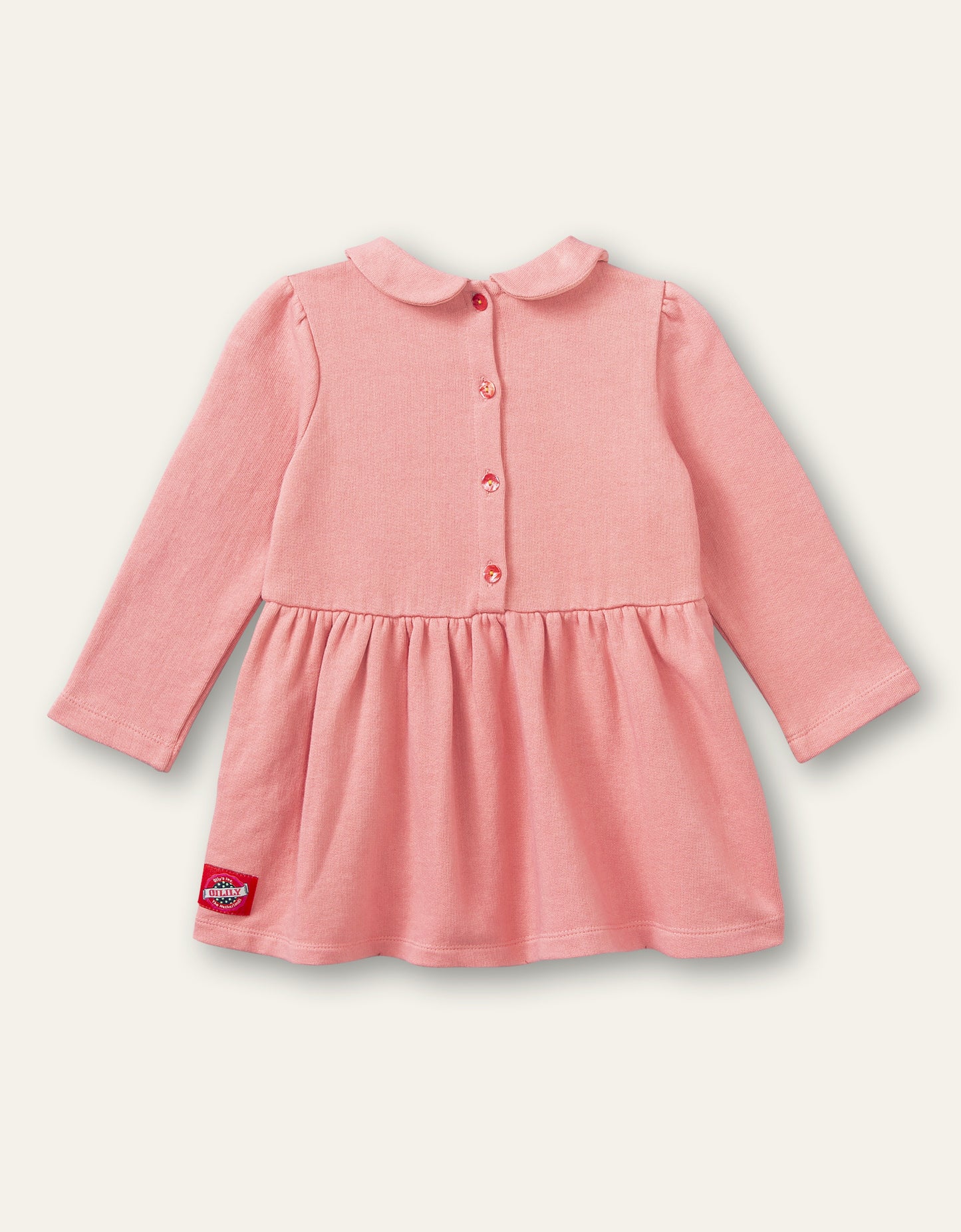 Oilily Hopla Girls Pink Sweater Dress
