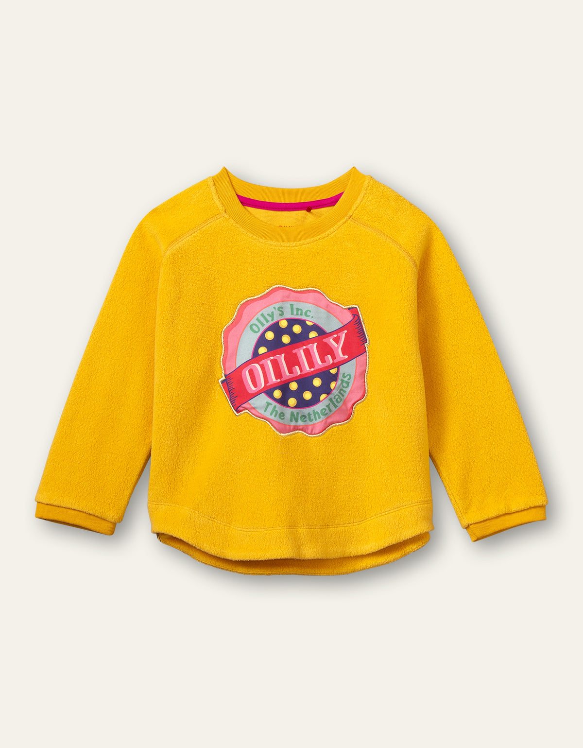 Oilily Home Girls Yellow Sweater