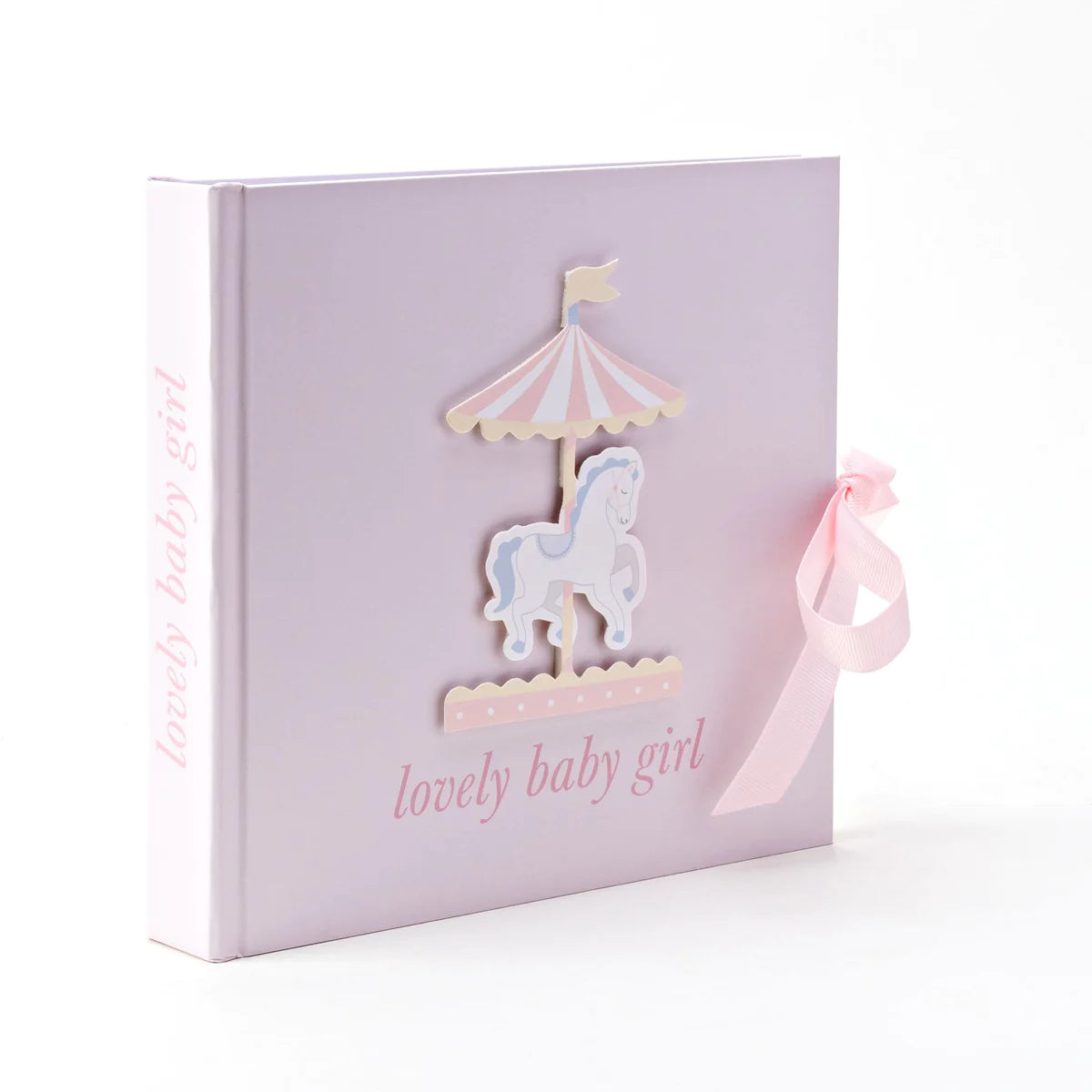 HELLO BABY Carousel Photo Album - Pink