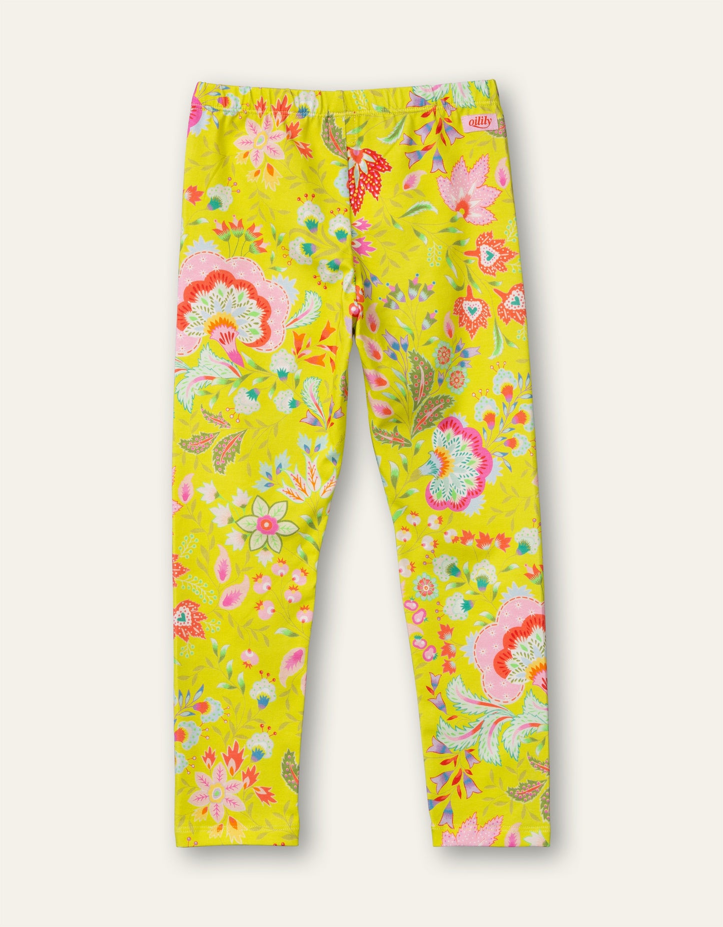 Oilily Tiska Girls Lime Punch Leggings