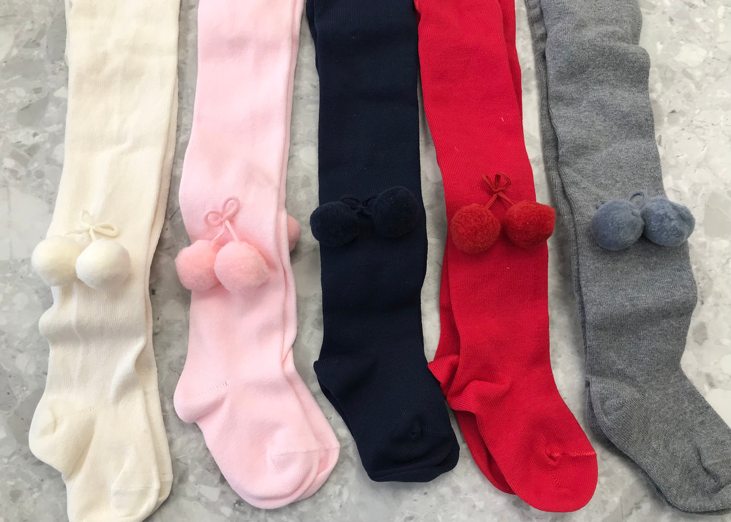 JC CASTELLA Pom Pom Tights - Pink
