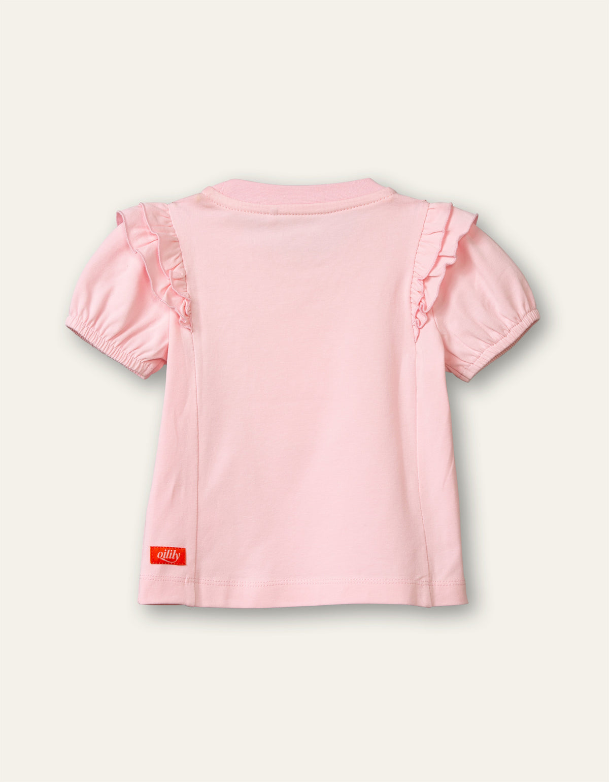Oilily Tamarind Girls Pink Badge T-Shirt