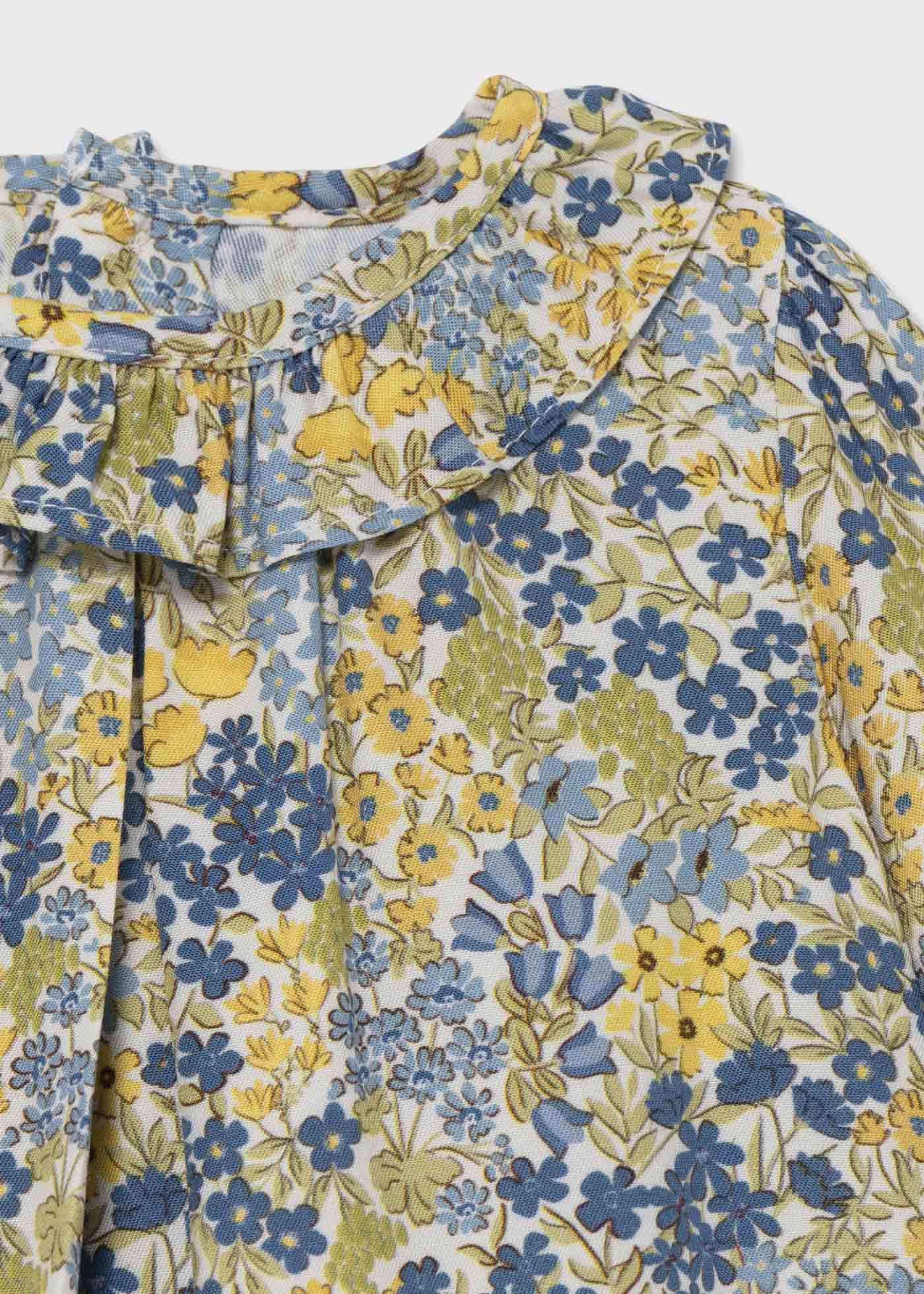 MAYORAL Girls Olive Liberty Floral Trouser Set - NON RETURNABLE