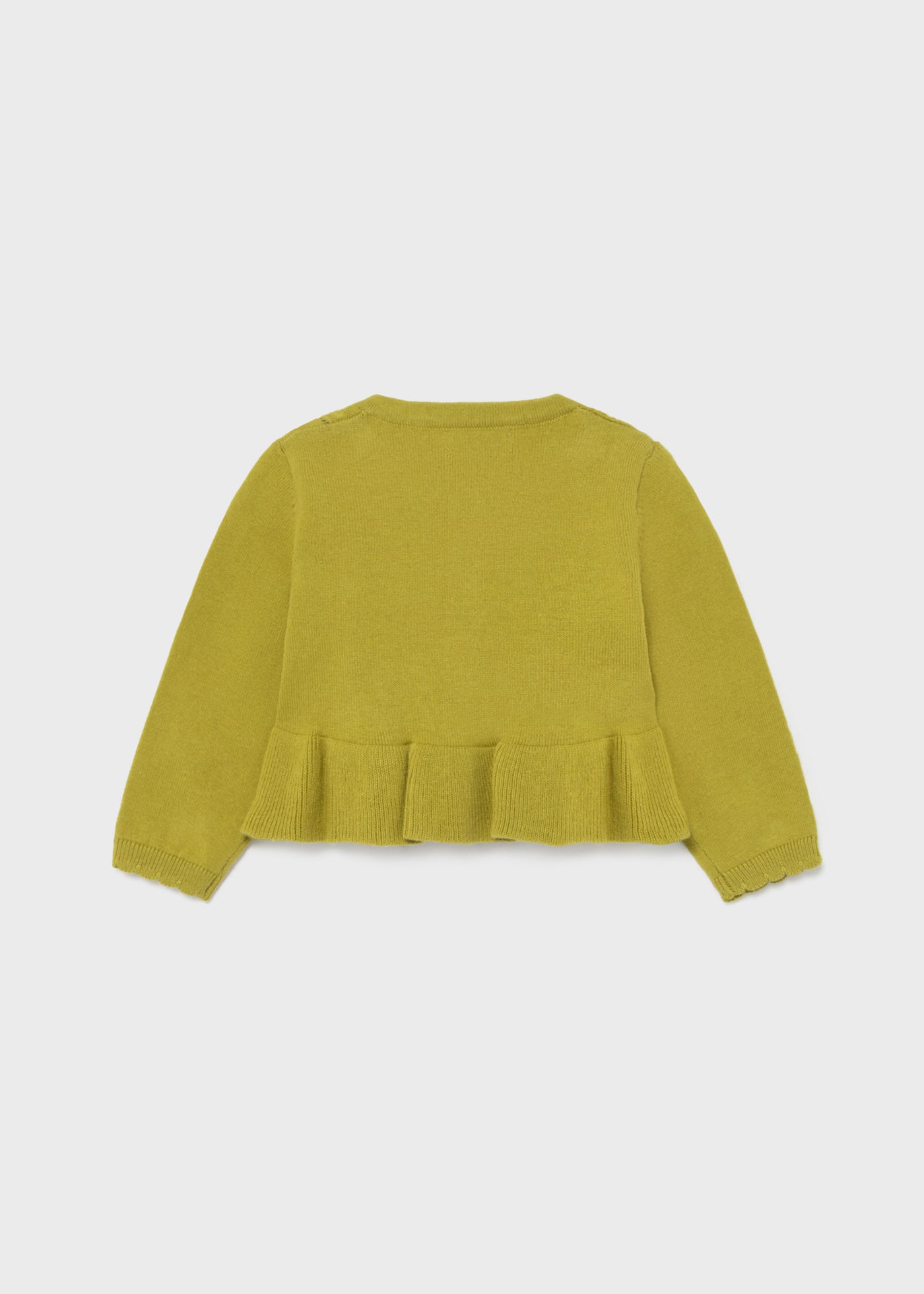AW21 MAYORAL Baby Girls Olive Knitted Cardigan - 2387