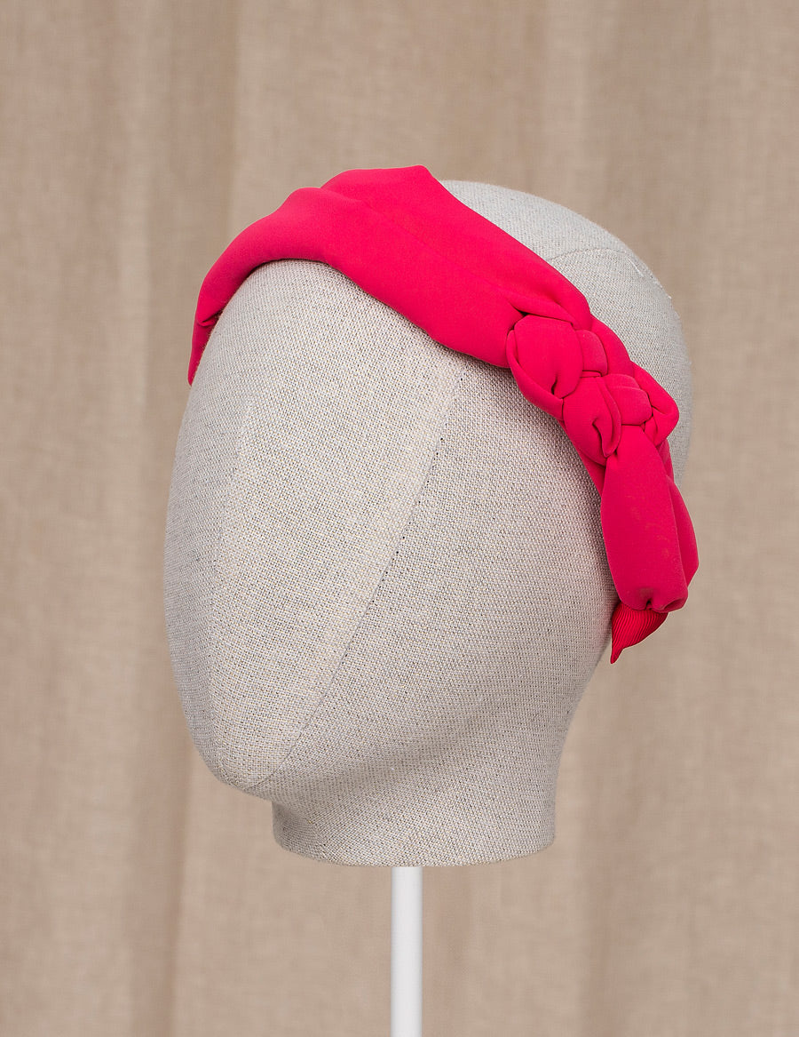 SS22 ABEL & LULA Fuchsia Plaited Girls Headband