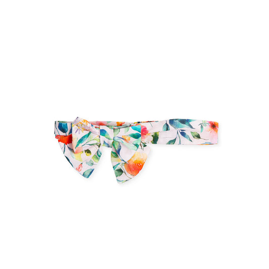 TUTTO PICCOLO Tangerine Floral Girls Hairband
