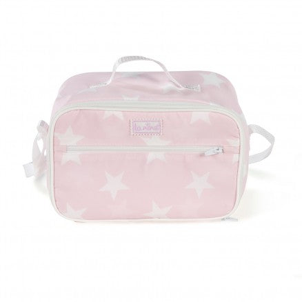 La Nina Carlota Pink & White Dolls Changing Bag
