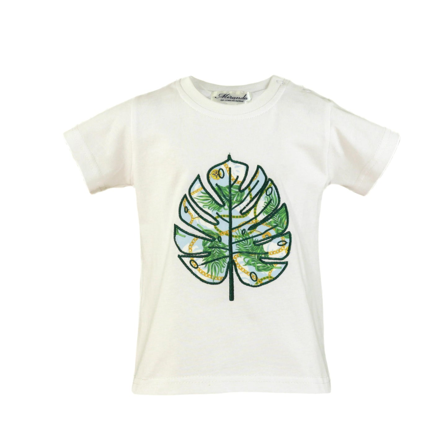 SS23 MIRANDA Palm Leaf Print Boys Beach Set - 421
