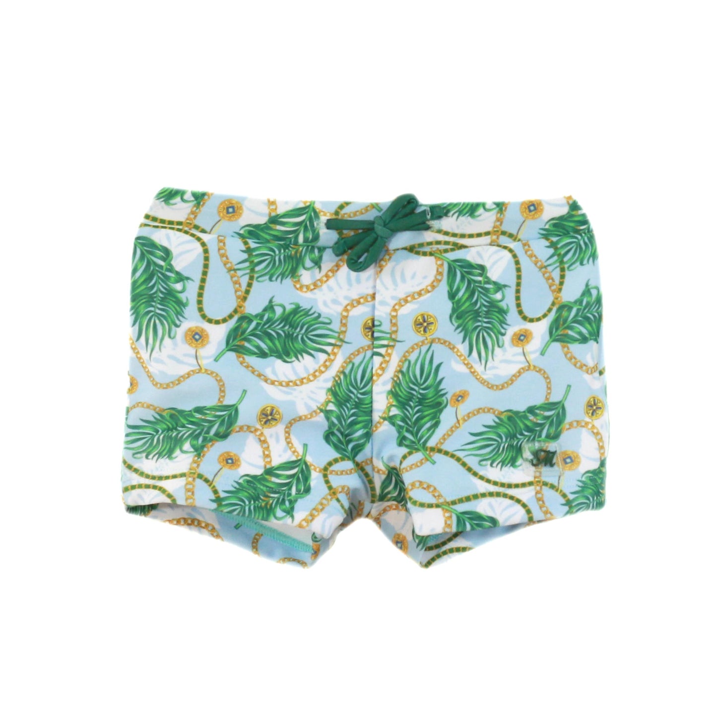 SS23 MIRANDA Palm Leaf Print Boys Beach Set - 421