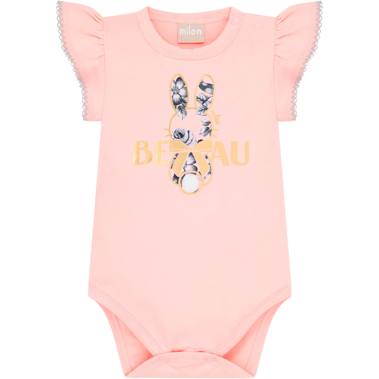 SS22 MILON Baby Girls Beau Bunny Pink Jam Pant Set