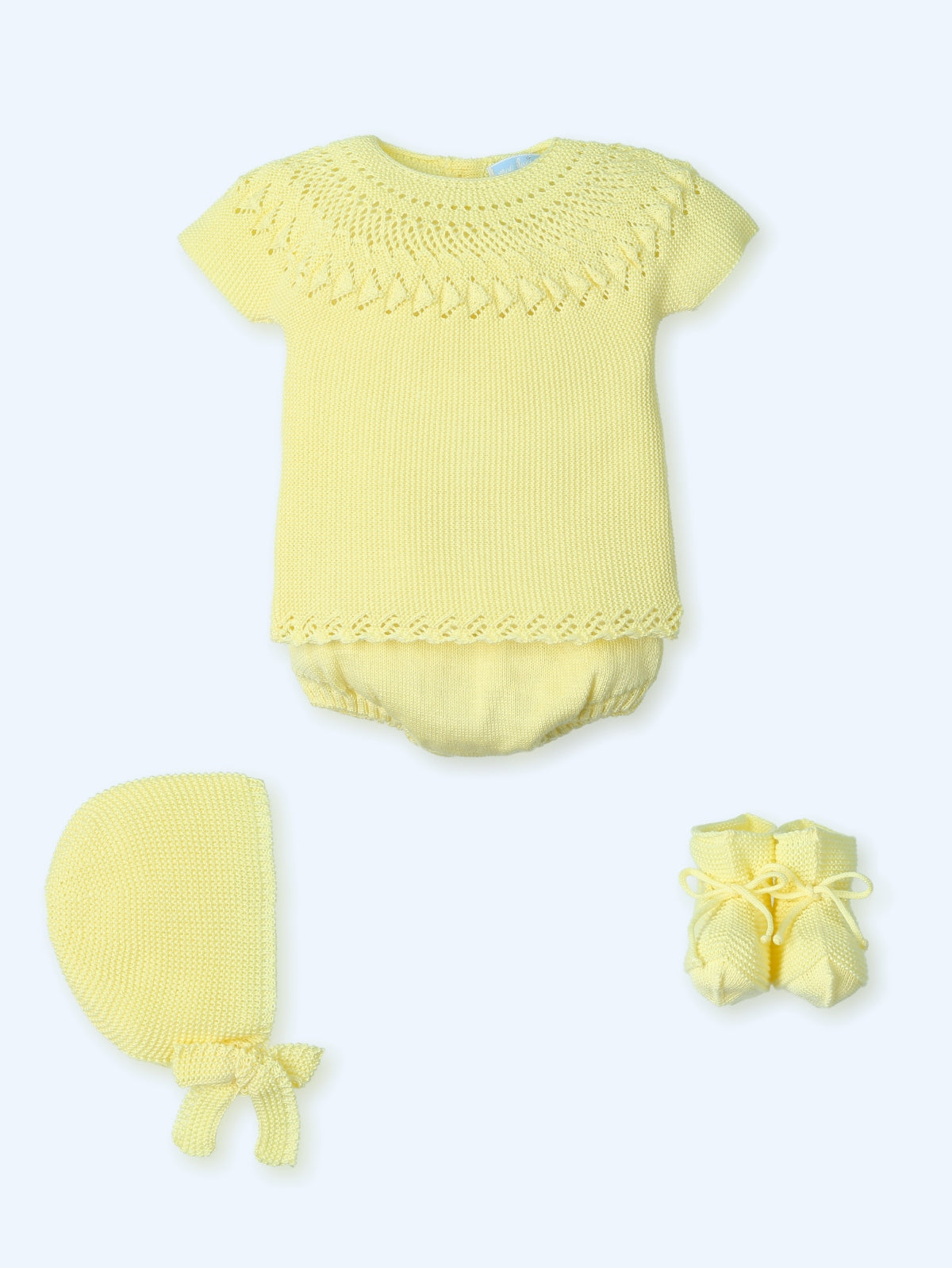 Mac Ilusión Limonata Girls Four Piece Knitted Set - 0034