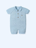 MAC ILUSION Tigris Boys Brisa Blue Knitted Romper - 0047