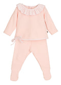 AW25 CALAMARO Labeche Girls Pink Two Piece Set with Frill Collar - 11170