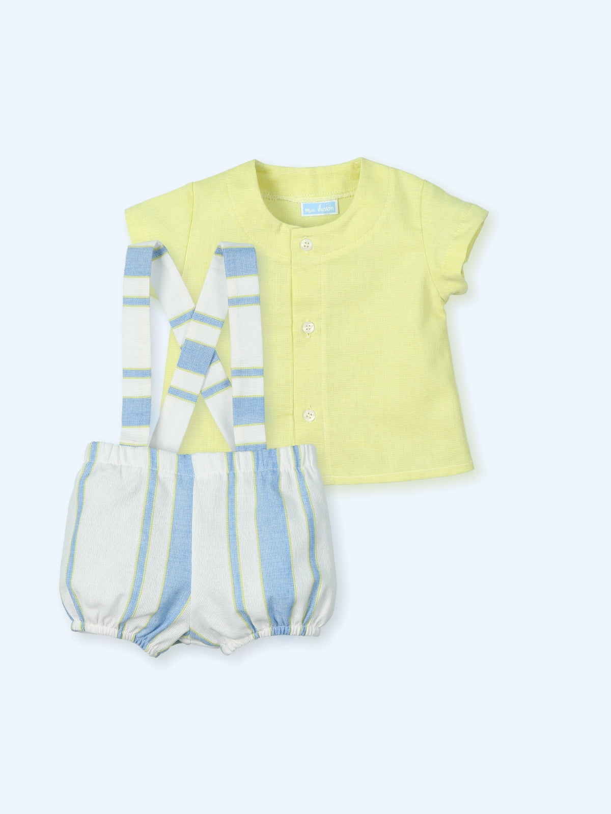 MAC ILUSIO Yakarta Boys Afazata Blue Stripe Short Set - 0126