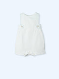MAC ILUSION Mykonos Boys White & Afazata Blue Shortie Romper - 0141