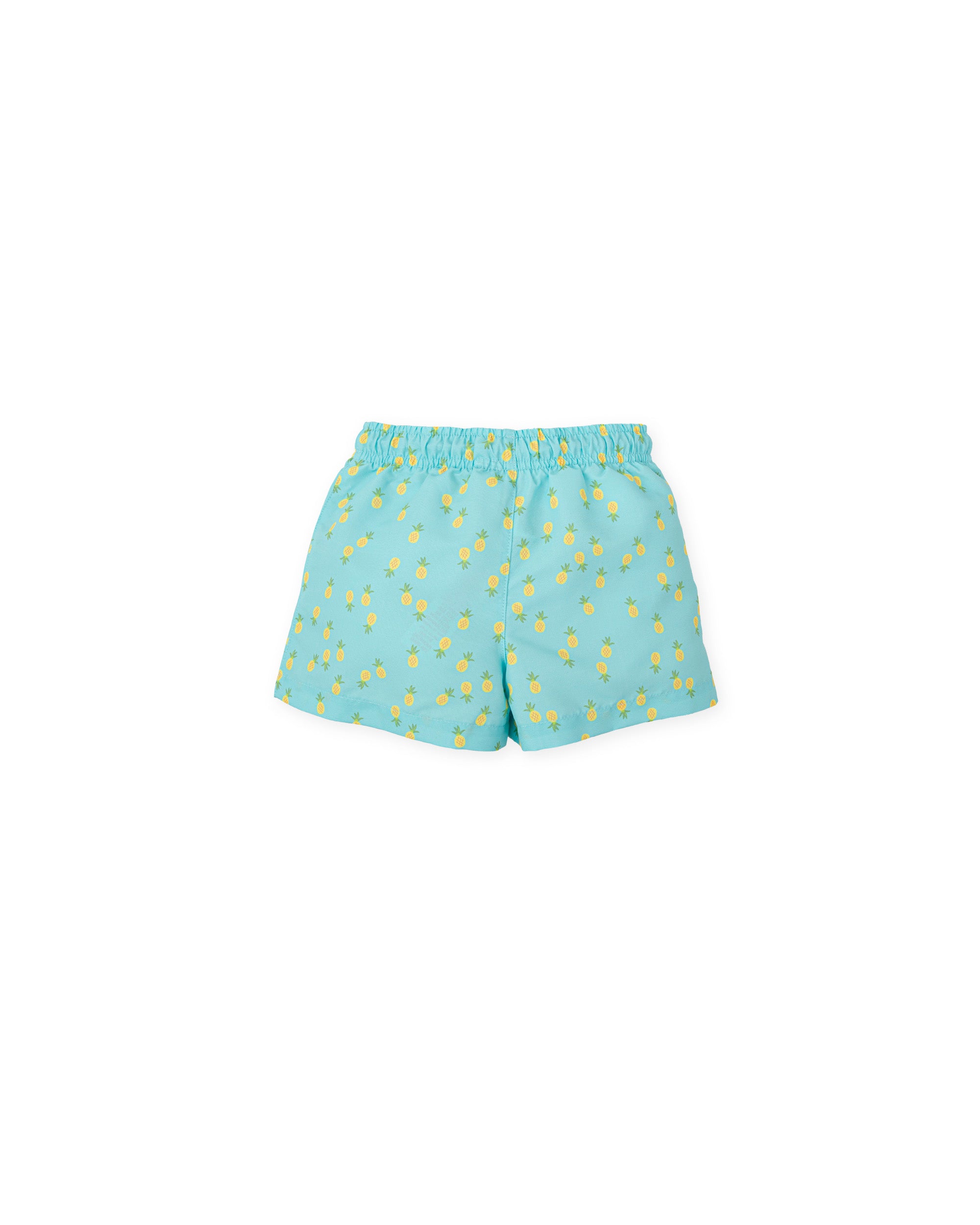 TUTTO PICCOLO SS25 Hawaii Boys Aquamarine Swimming Trunks & T-Shirt