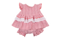 ROCHY Vainica Girls Red & White Stripe Jam Pant Set