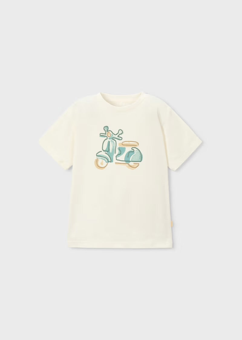 MAYORAL Boys Jade Green Scooter Short Set - 3060