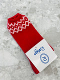 RAHIGO Red & Cream Boys Socks - 252115