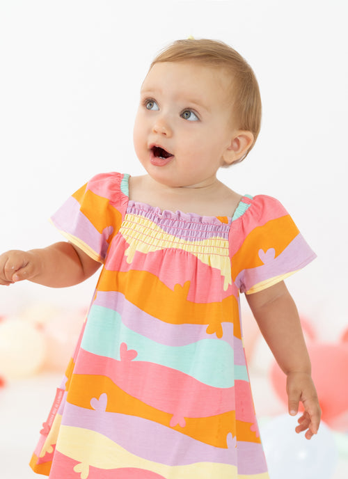 AGATHA RUIZ DE LA PRADA Girls Lavanda Multicolour Dress