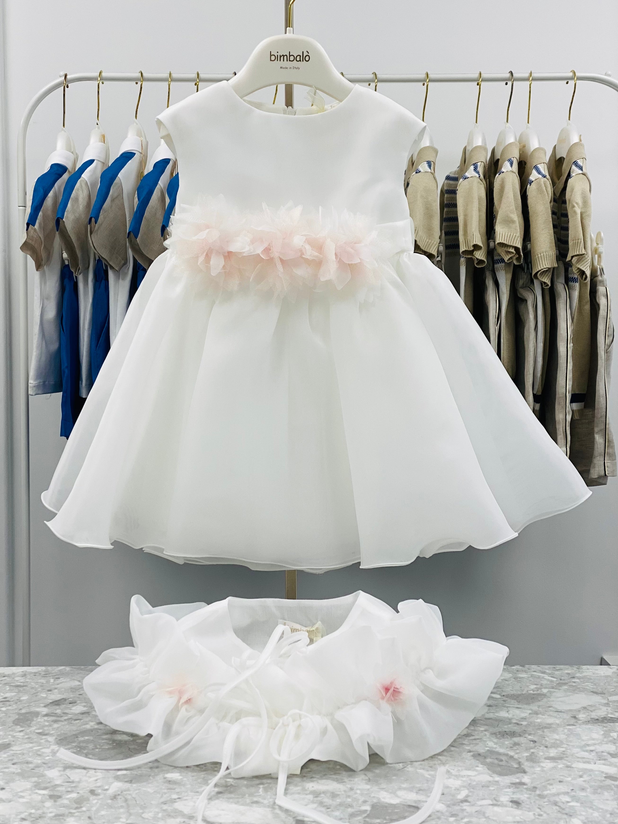 BIMBALO Girls Ivory Dress & Cape