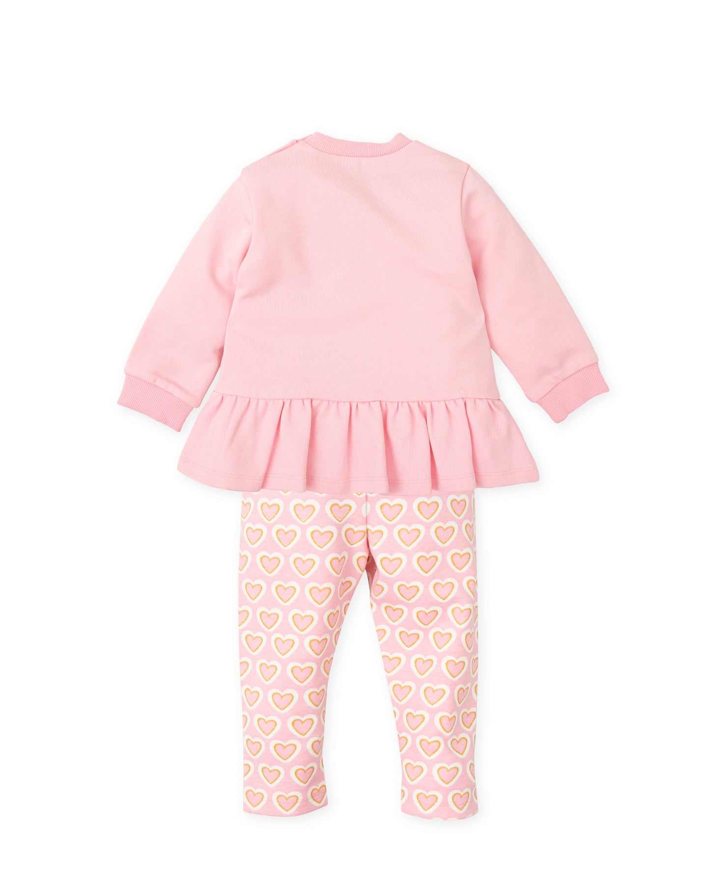 AGATHA RUIZ DE LA PRADA Sugar Cotton Girls Pink & Gold Leggings Set