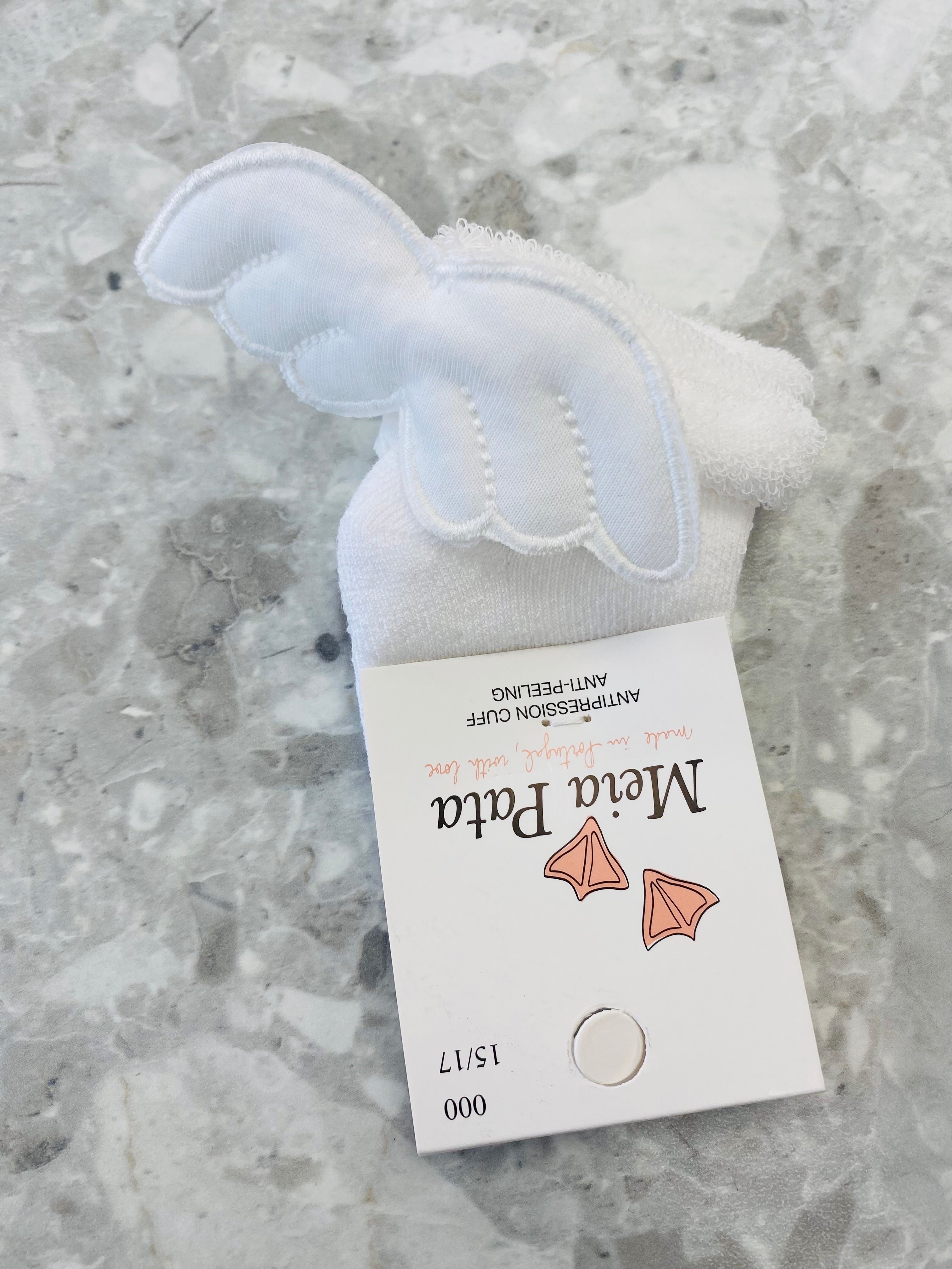 MEIA PATA Angel Wing Baby Booties