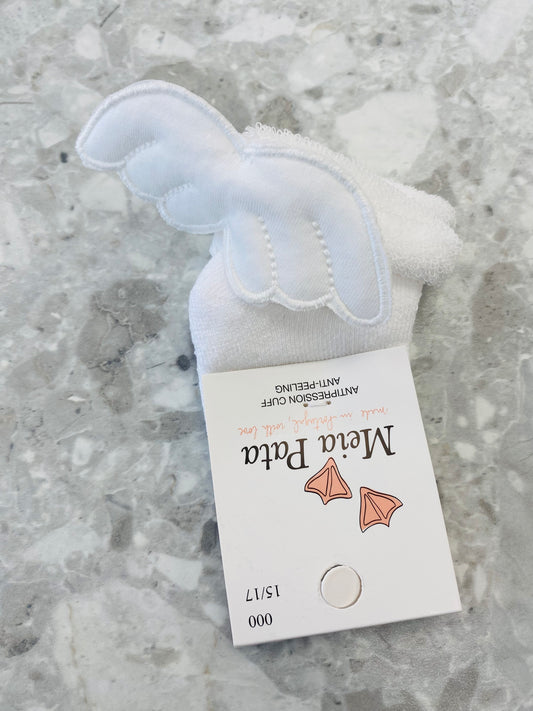 MEIA PATA Angel Wing Baby Booties