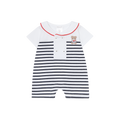 DEOLINDA Marine Boys Navy & White Romper 