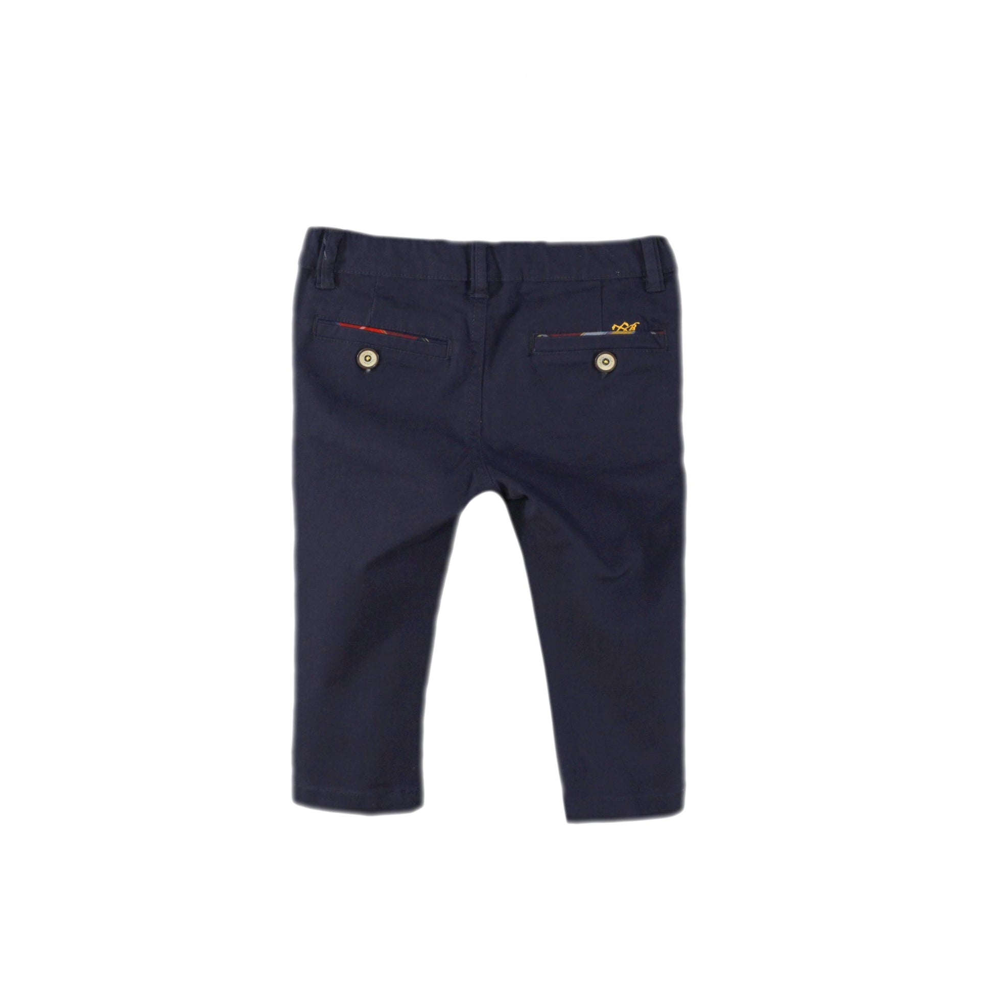 MIRANDA NEL BLU Grey & Navy Baby Boys Trouser Set - 1107