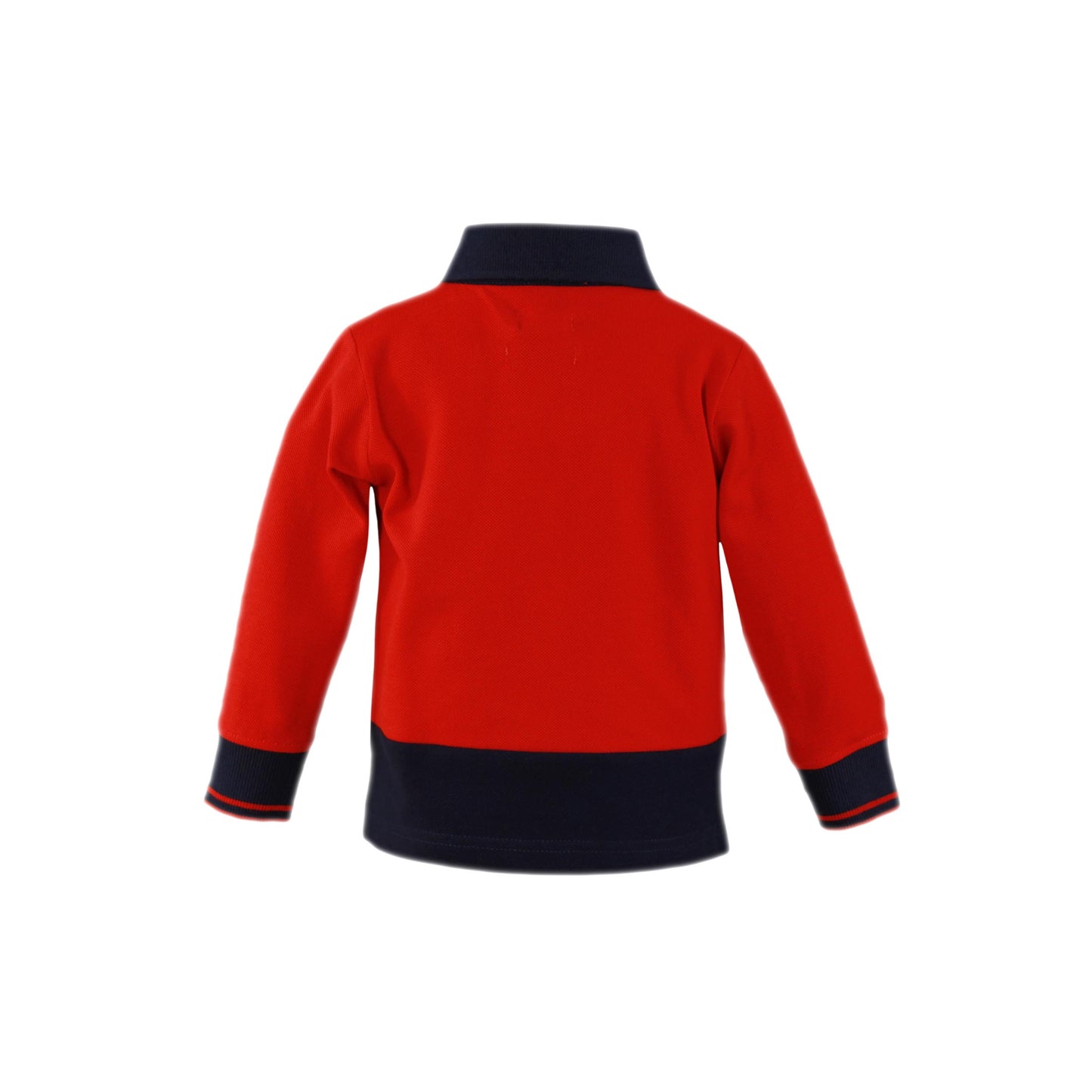 MIRANDA NEL BLU Red & Navy Baby Boys Polo Shirt - 1110