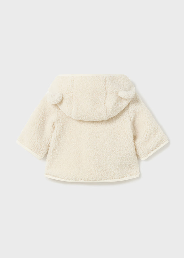 MAYORAL Baby Cream Teddy Faux Fur Coat - 2402