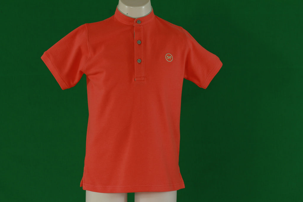 MIRANDA SS25 NEL BLU Coral Boys T-Shirt - 1307P