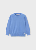 MAYORAL Boys Capri Blue Crew Neck Jumper - 311