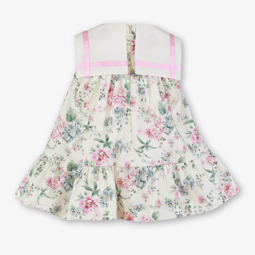 MIRANDA Floral Girls Pink & Green Dress - 152V