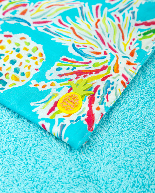 TUTTO PICCOLO SS25 Hawaii Aquamarine Beach Towel