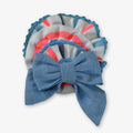 MIRANDA Neon & Blue Stripe Girls Headband - 244