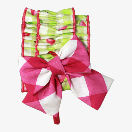 MIRANDA SS25 Lime Girls Fruit Print Headband - 602