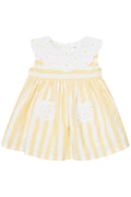 DEOLINDA Sunny Girls Lemon & White Sun Dress 