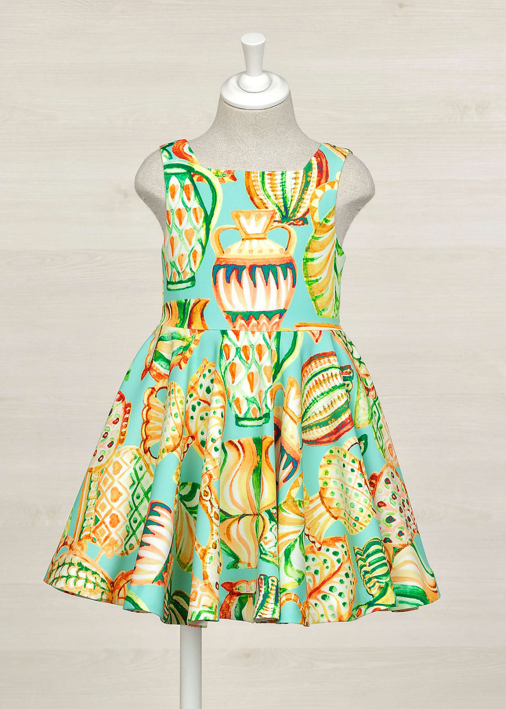 ABEL & LULA SS23 Girls Limon Print Crepe Dress - CLEARANCE SALE