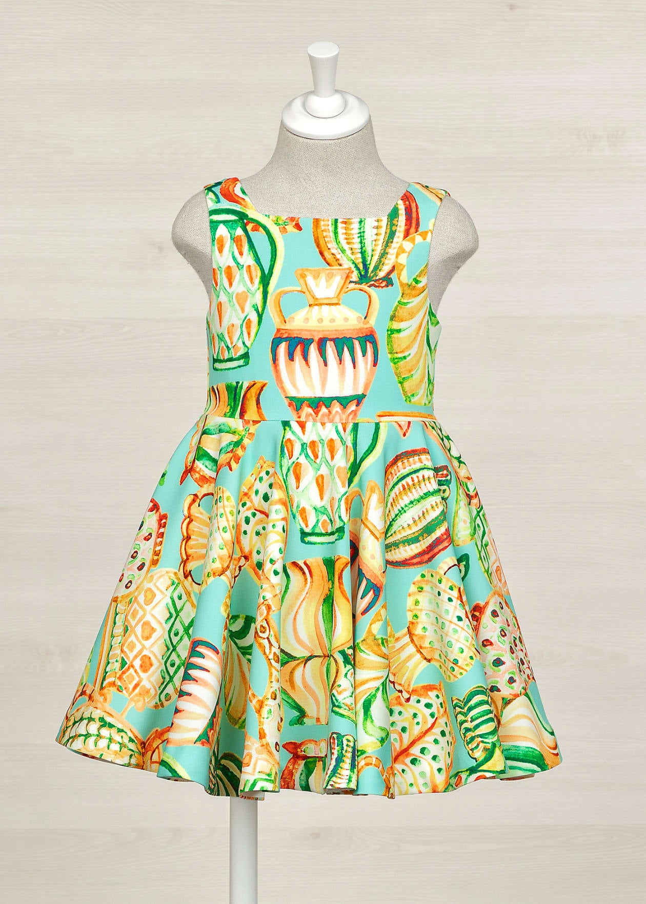 ABEL & LULA SS23 Girls Limon Print Crepe Dress - CLEARANCE SALE