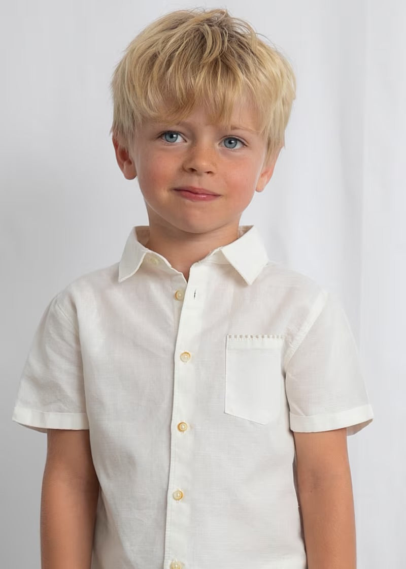 Mayoral boys oat stripe summer set 3217 - alternate detail