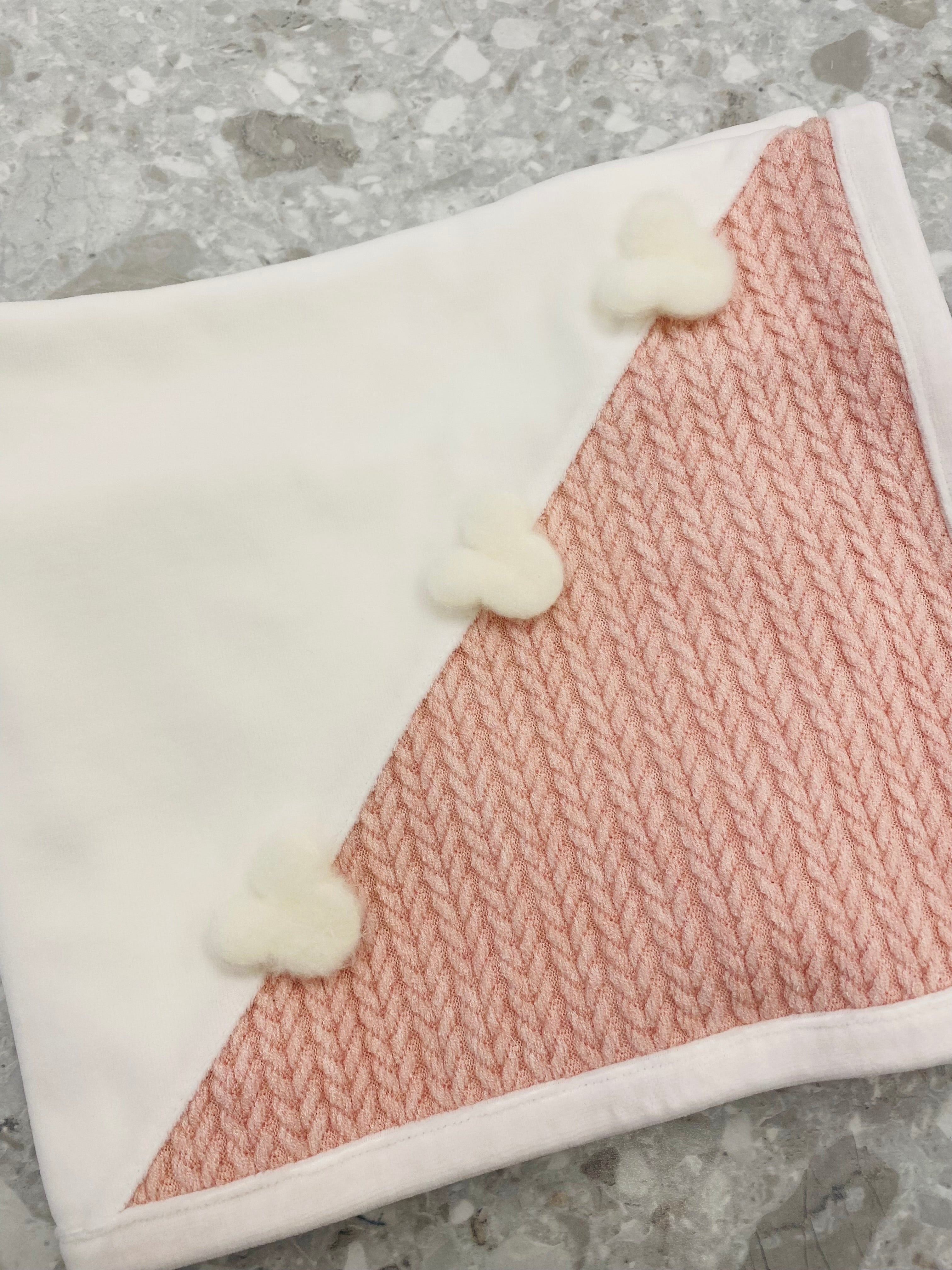 AW25 DEOLINDA Woody Girls Dusky Pink Blanket - 25M01